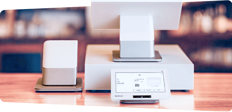 Countertop card reader terminal