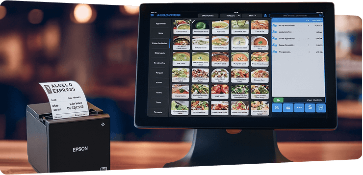 Full POS system with card terminal